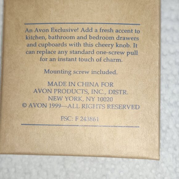 1999 Avon Gift Collection "Forget Me Knots" Drawer Pulls 2 count - Picture 12 of 15